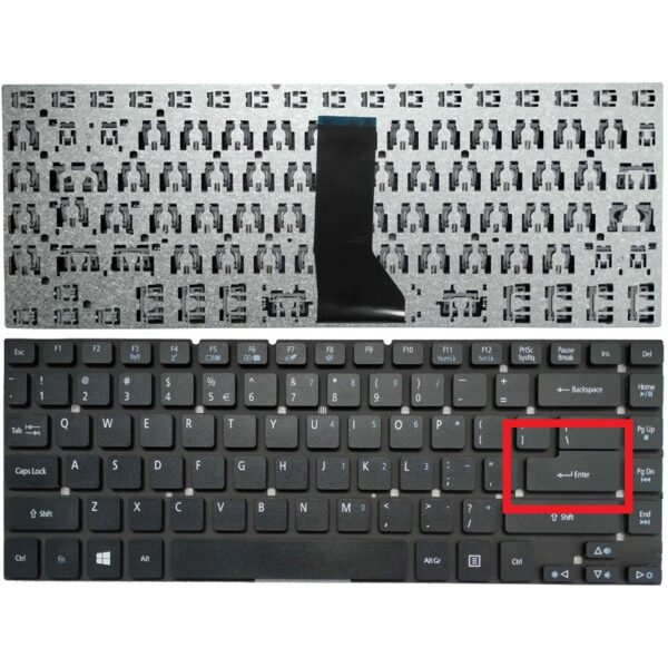 provetec Venezuela teclado acer a315 a515 e5 e15 ingles sin marco envios gratis