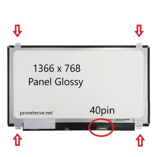 Pantalla led slim display 14.0 delgada, con brackets superior e inferior Provetec Venezuela 0424-7184466